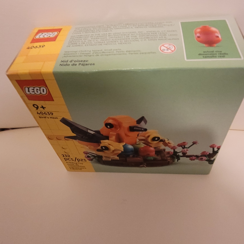 💜LEGO Bird's Nest Set - Orange and Black